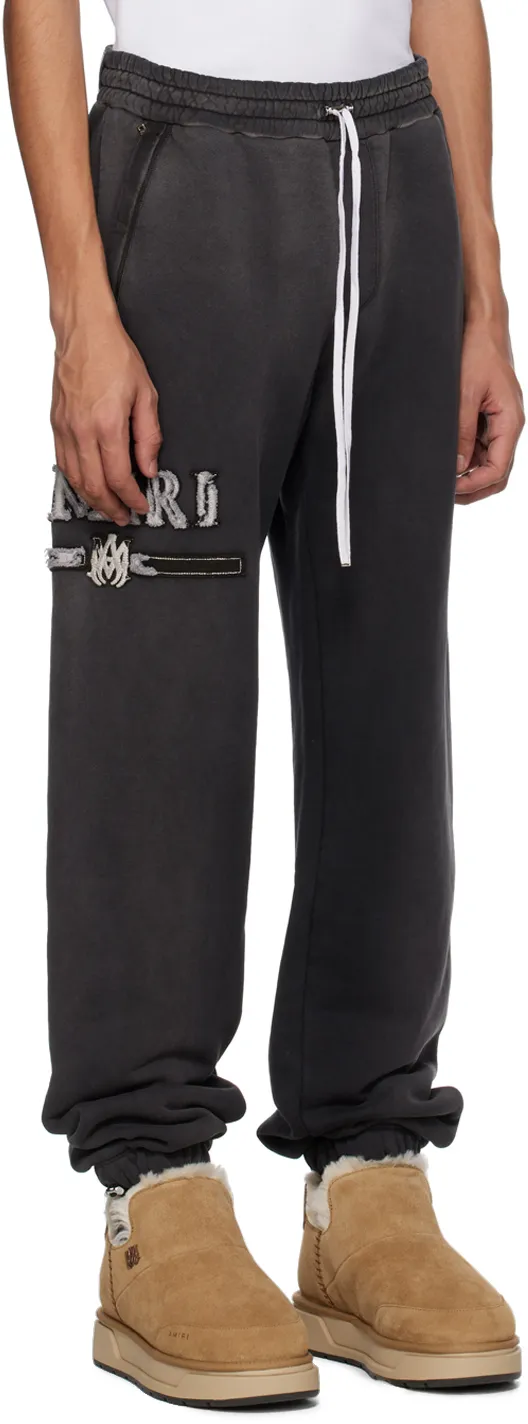 Logo Patch Drawstring Sweatpants
