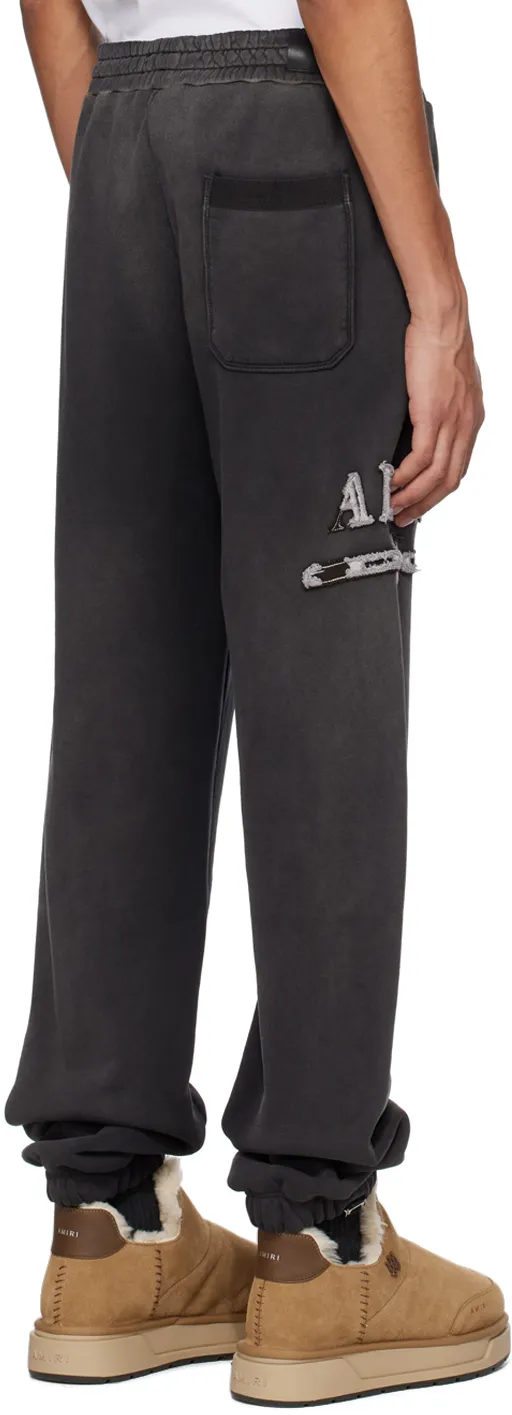 Logo Patch Drawstring Sweatpants