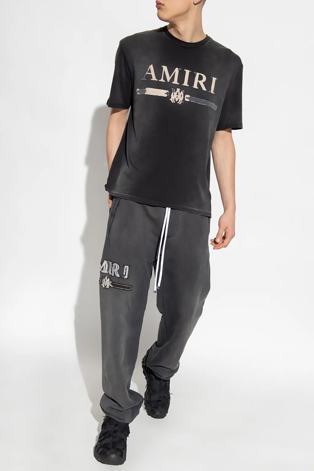 Logo Patch Drawstring Sweatpants