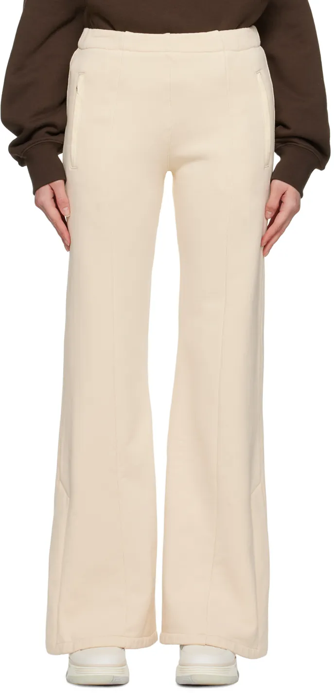 Flared-Leg Jersey Trousers
