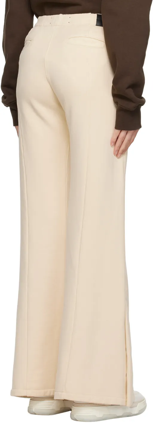 Flared-Leg Jersey Trousers