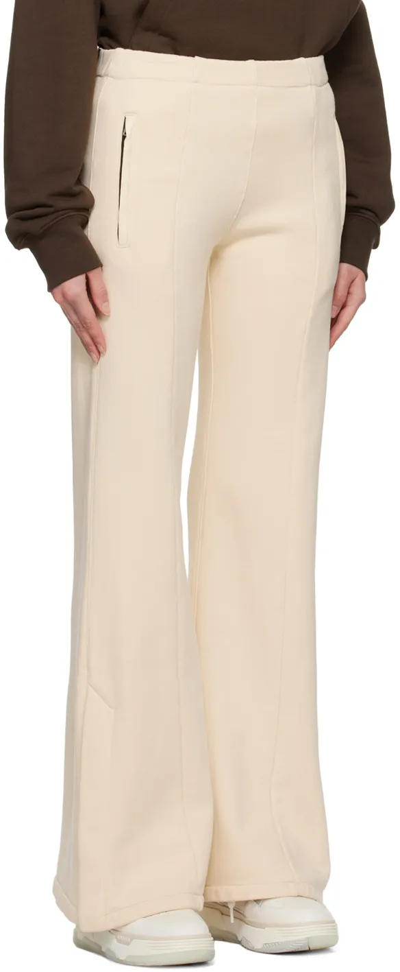 Flared-Leg Jersey Trousers