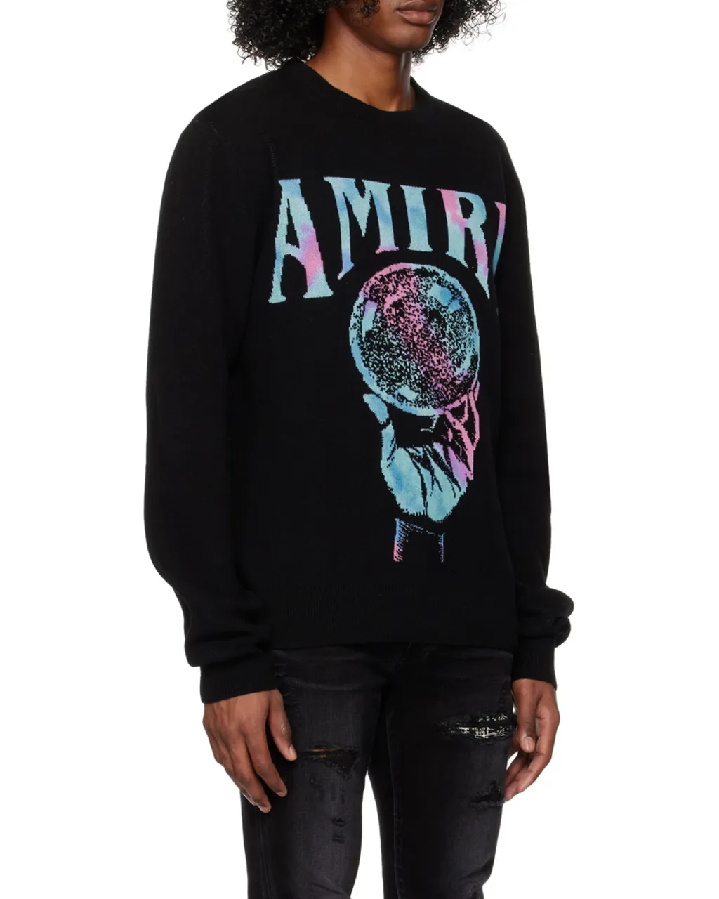 Logo-Print Crew Neck Jumper