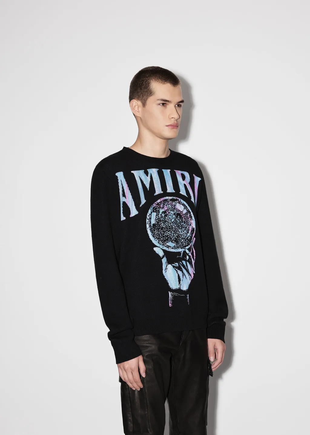 Logo-Print Crew Neck Jumper