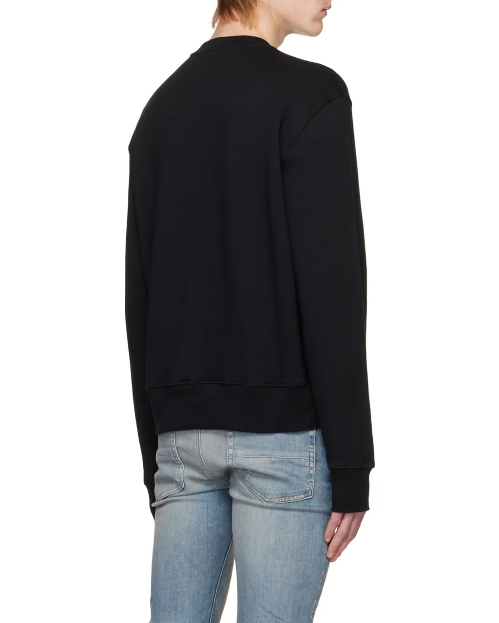 Appliqué Detail Logo-Print Sweatshirt