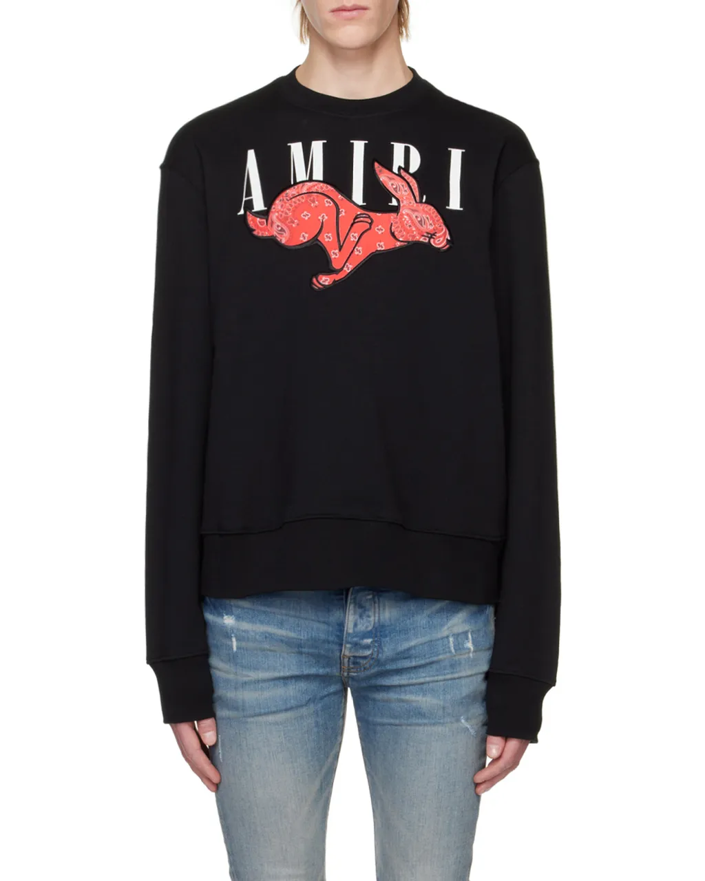 Appliqué Detail Logo-Print Sweatshirt