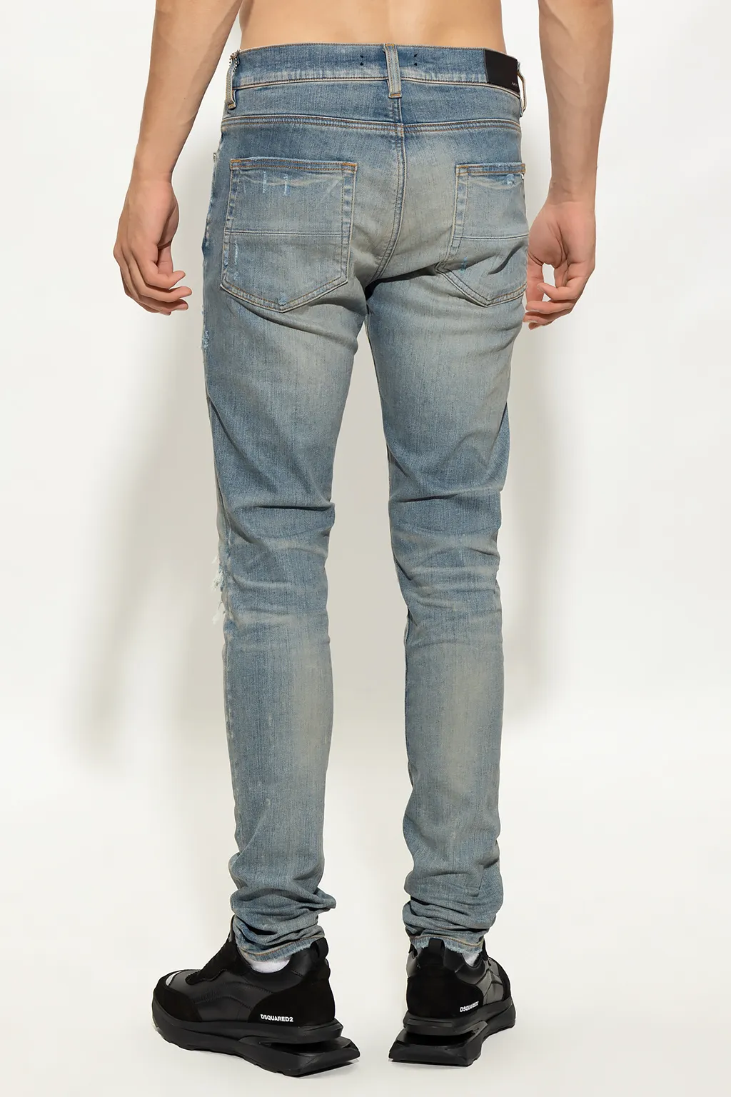 Tapered Leg Jeans