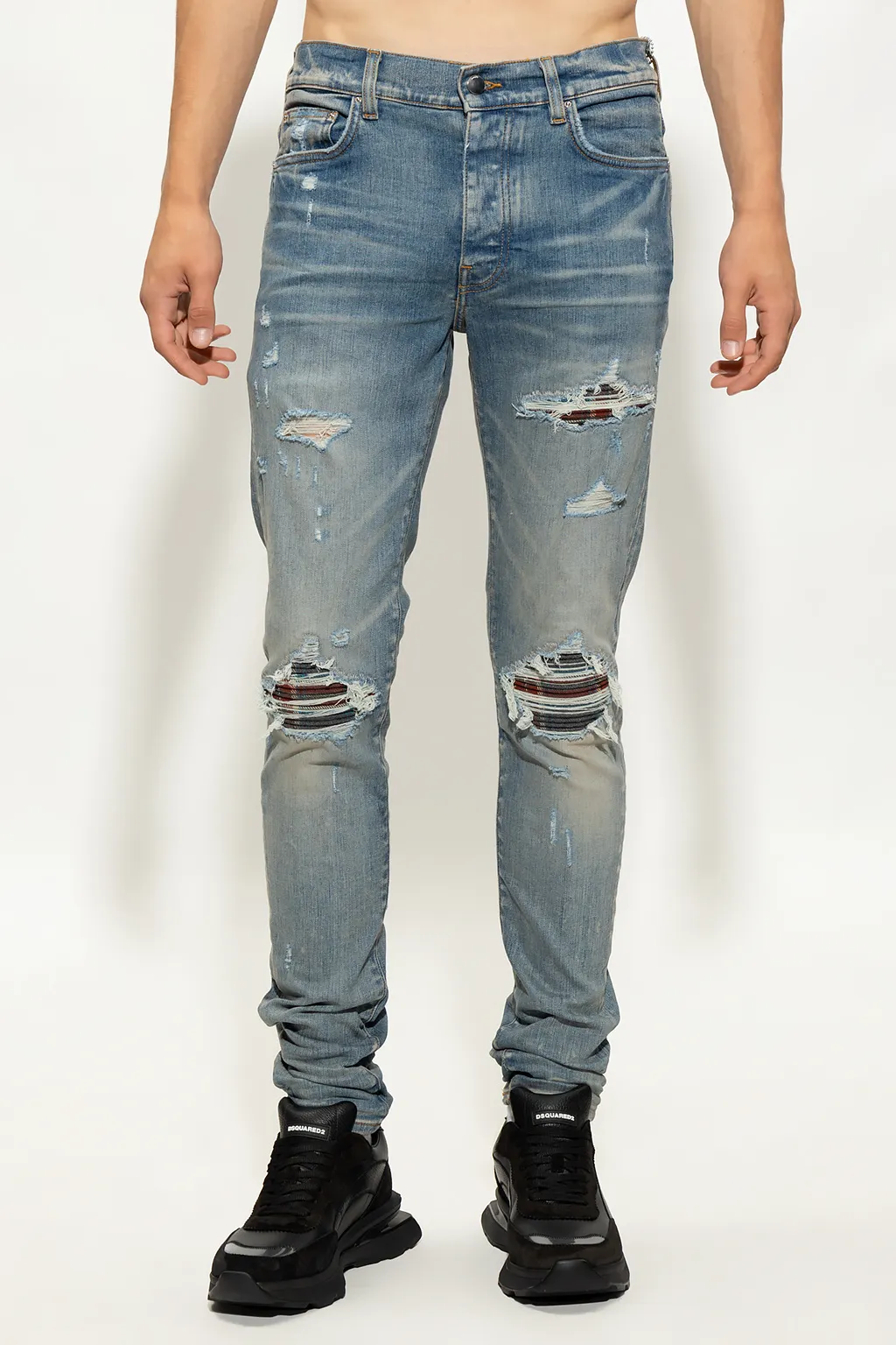 Tapered Leg Jeans