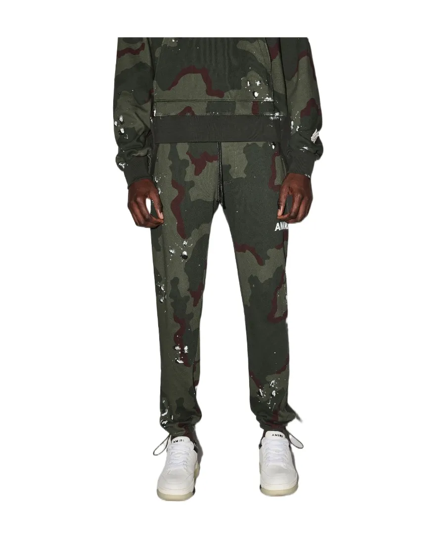 Camouflage-Print Track Pants