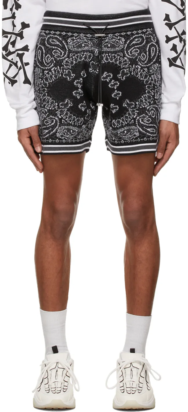Bandana-Print Track Shorts