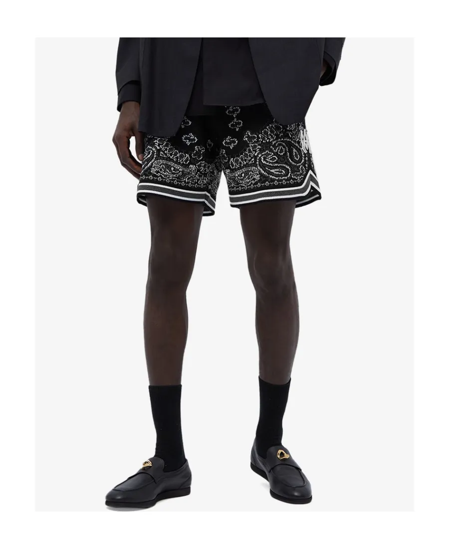 Bandana-Print Track Shorts