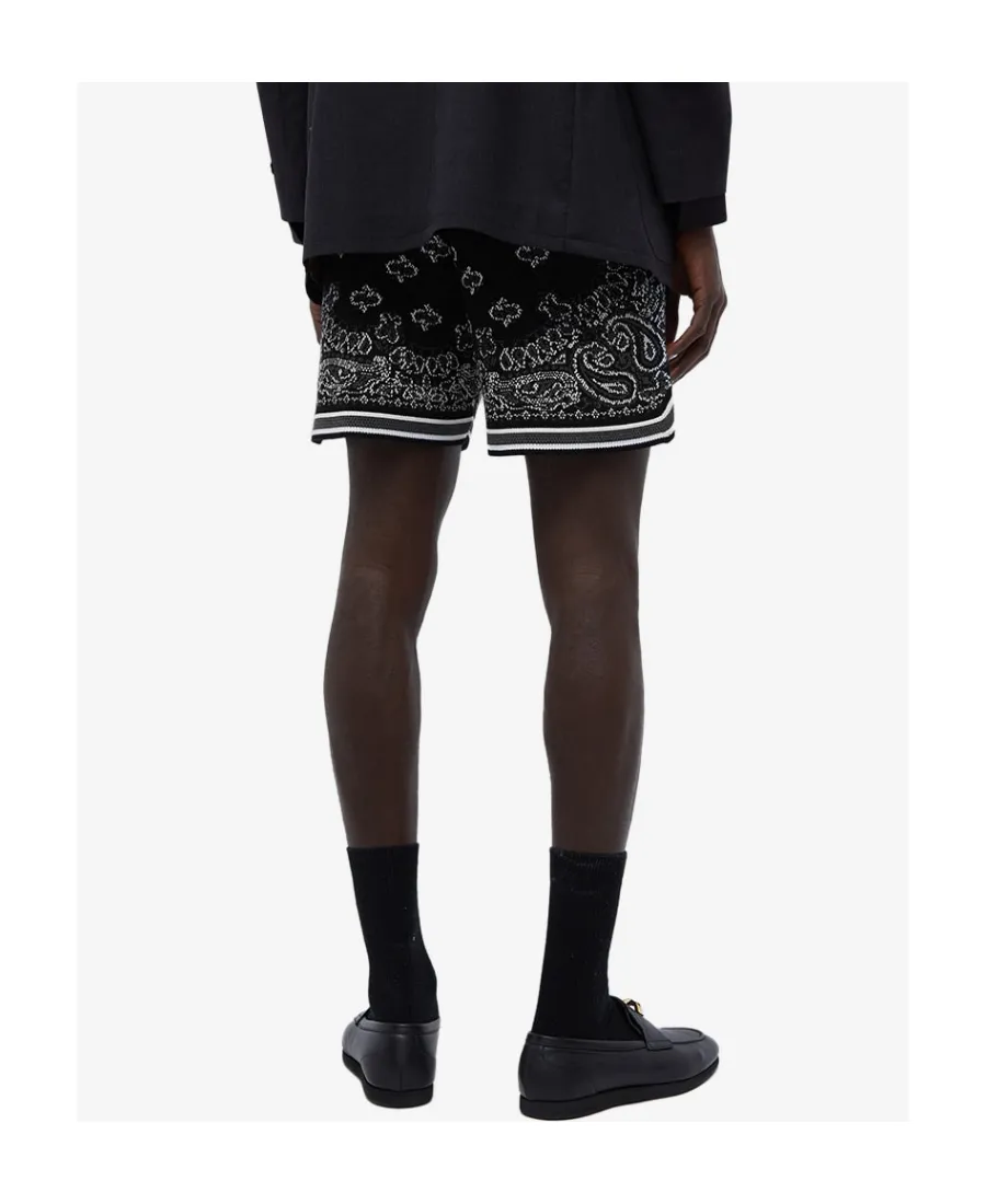 Bandana-Print Track Shorts
