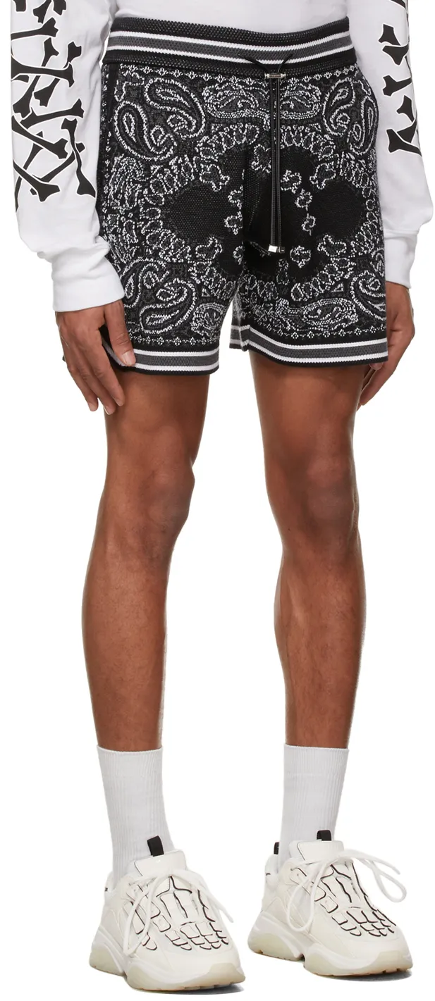 Bandana-Print Track Shorts