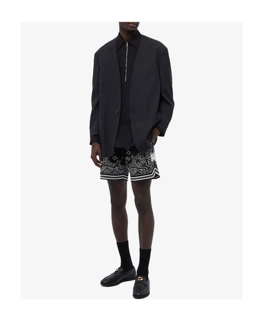 Bandana-Print Track Shorts