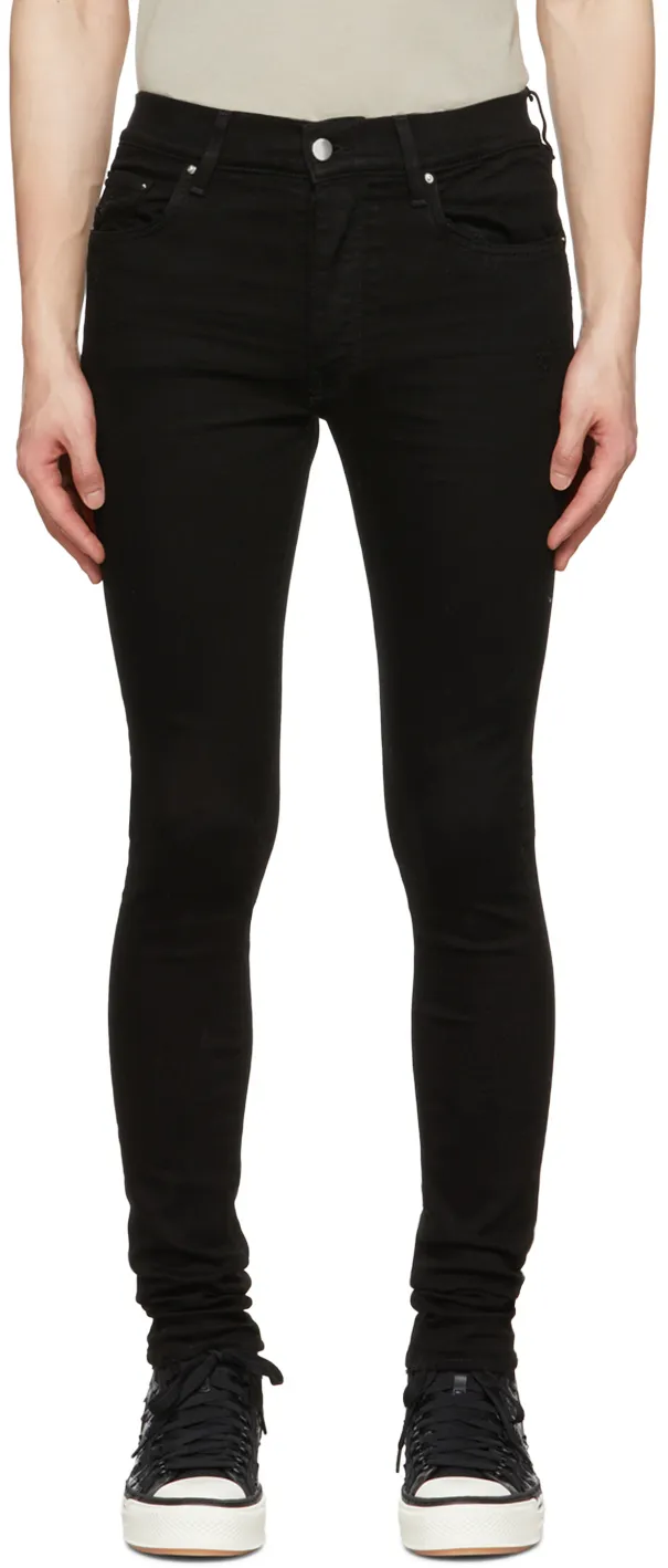 Logo-Patch Skinny Jeans
