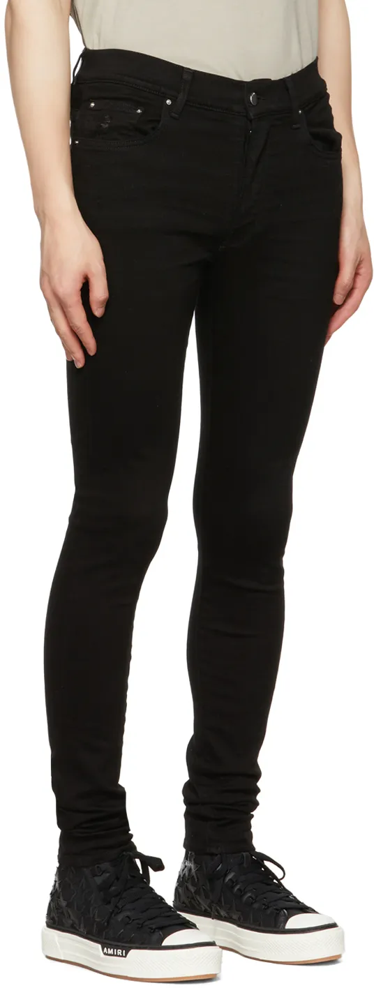 Logo-Patch Skinny Jeans
