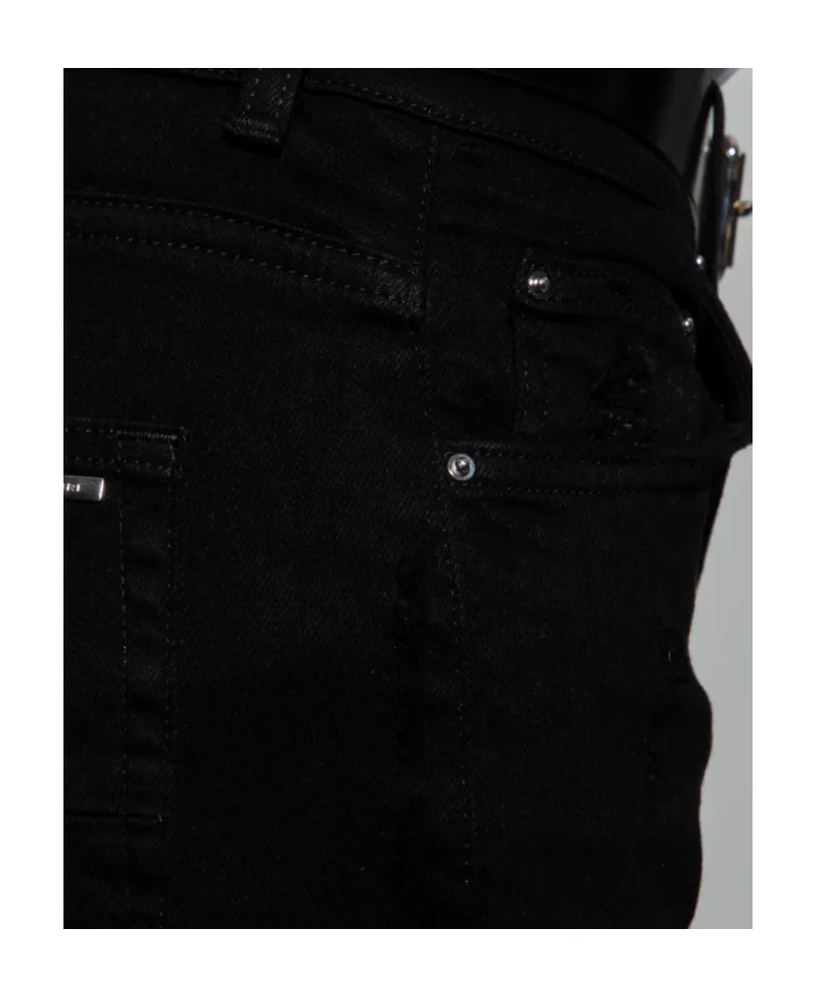 Logo-Patch Skinny Jeans