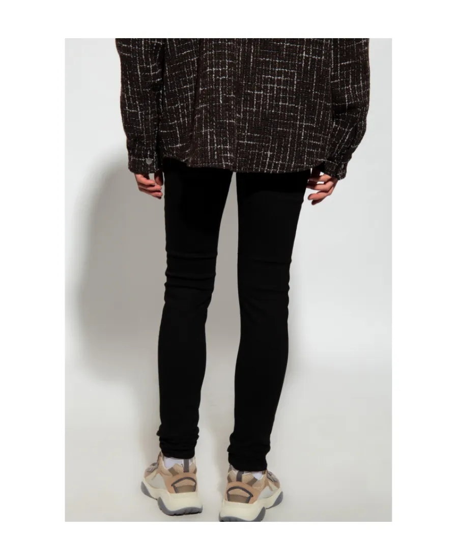 Logo-Patch Skinny Jeans