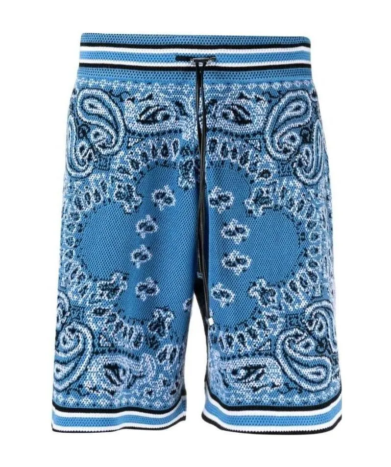 B-Ball Bandana-Print Shorts