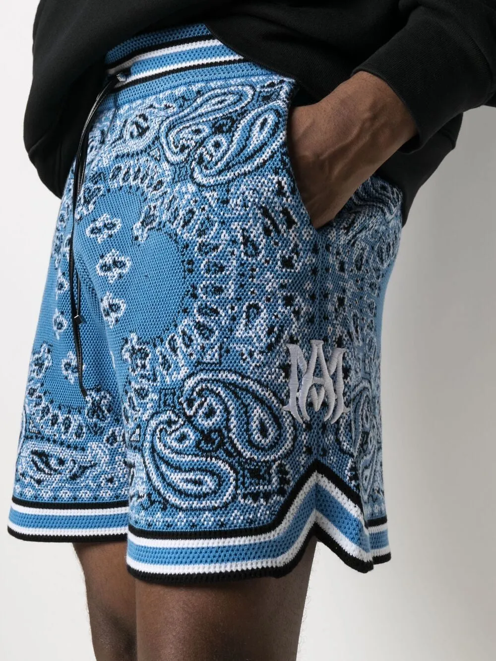B-Ball Bandana-Print Shorts