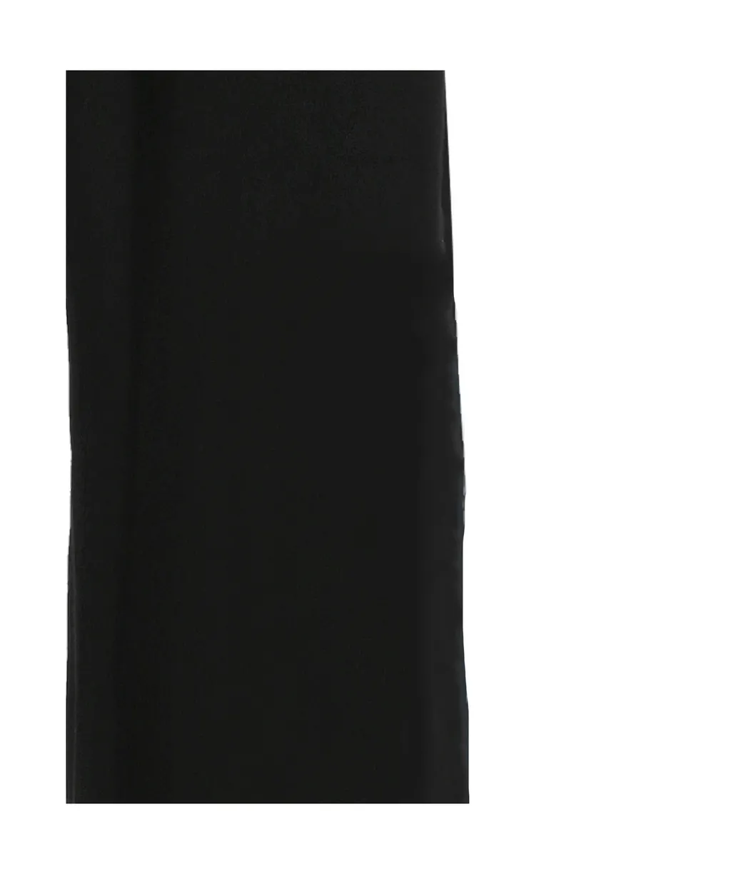 Drawstring Straight-Leg Trousers