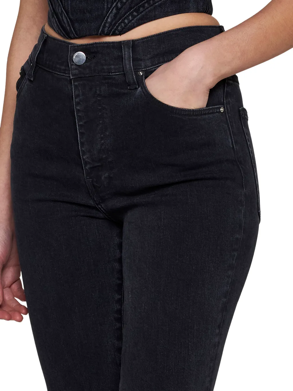 Logo Denim Pants