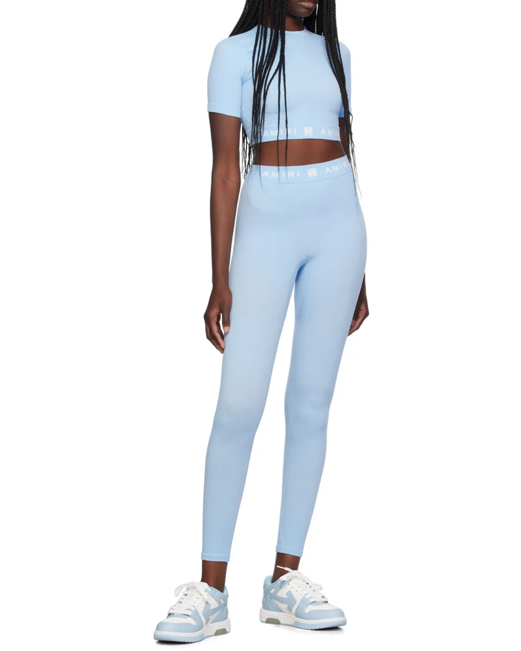 Ribbed Seamless Short-Sleeved Top