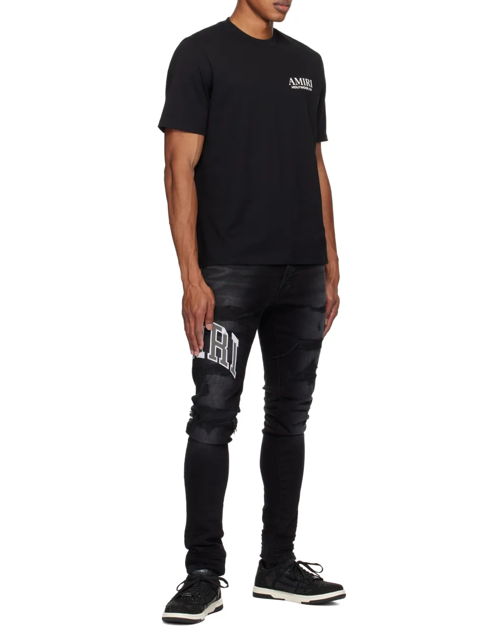 Bones Stacked Cotton T-Shirt