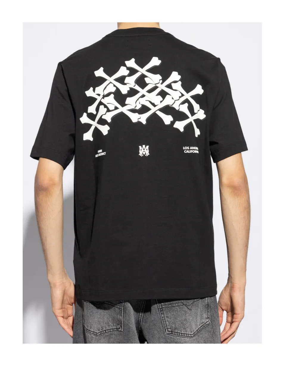 Bones Stacked Cotton T-Shirt
