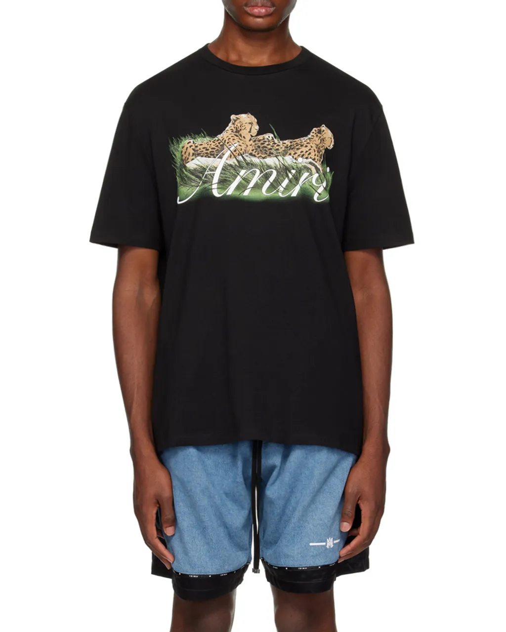 Cheetah Logo-Print T-Shirt