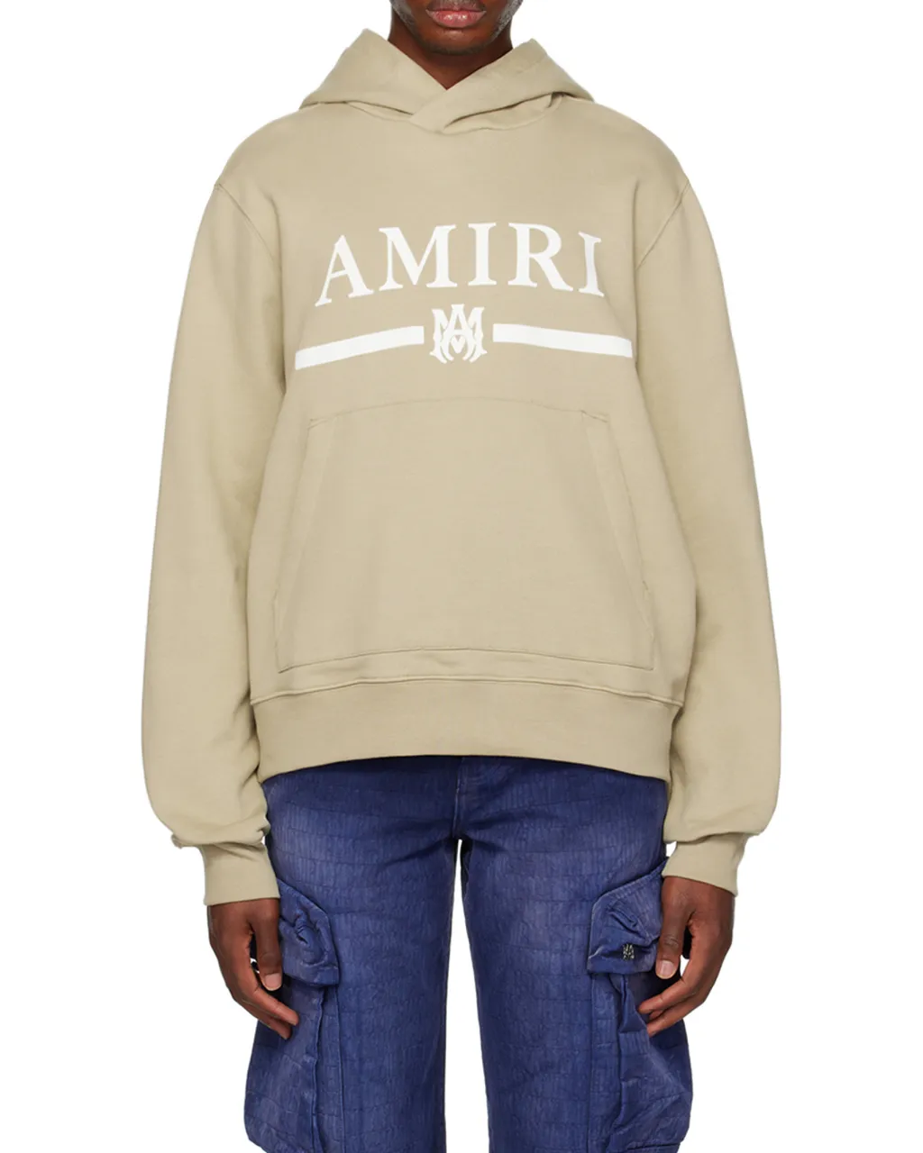 M.A. Bar Logo-Print Cotton Hoodie
