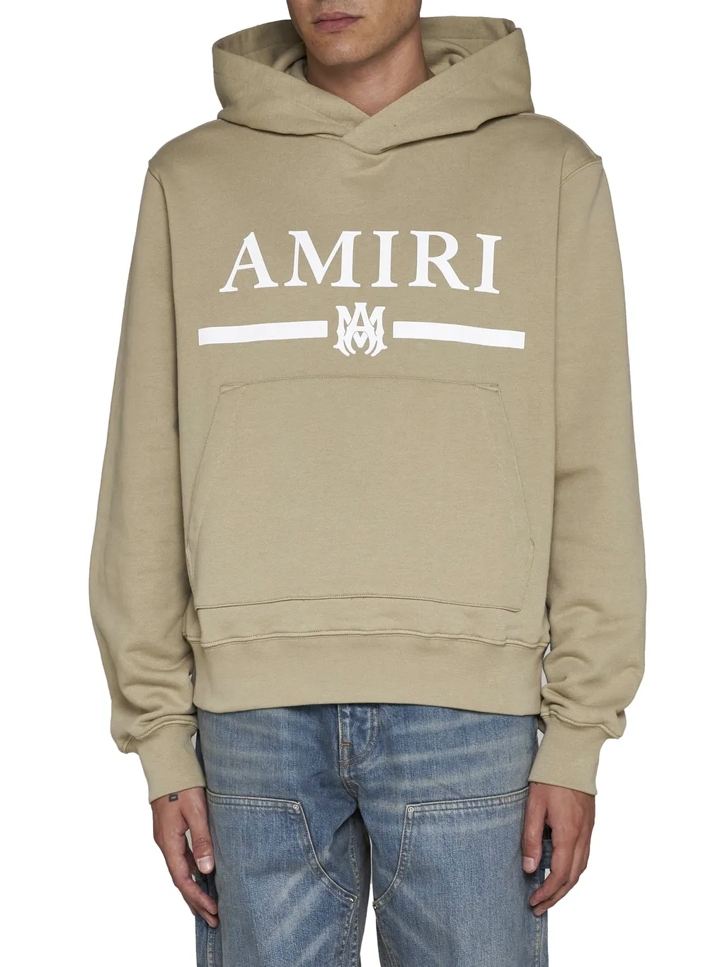 M.A. Bar Logo-Print Cotton Hoodie