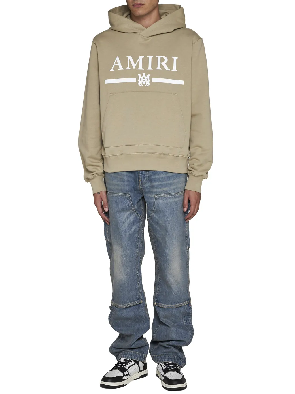 M.A. Bar Logo-Print Cotton Hoodie
