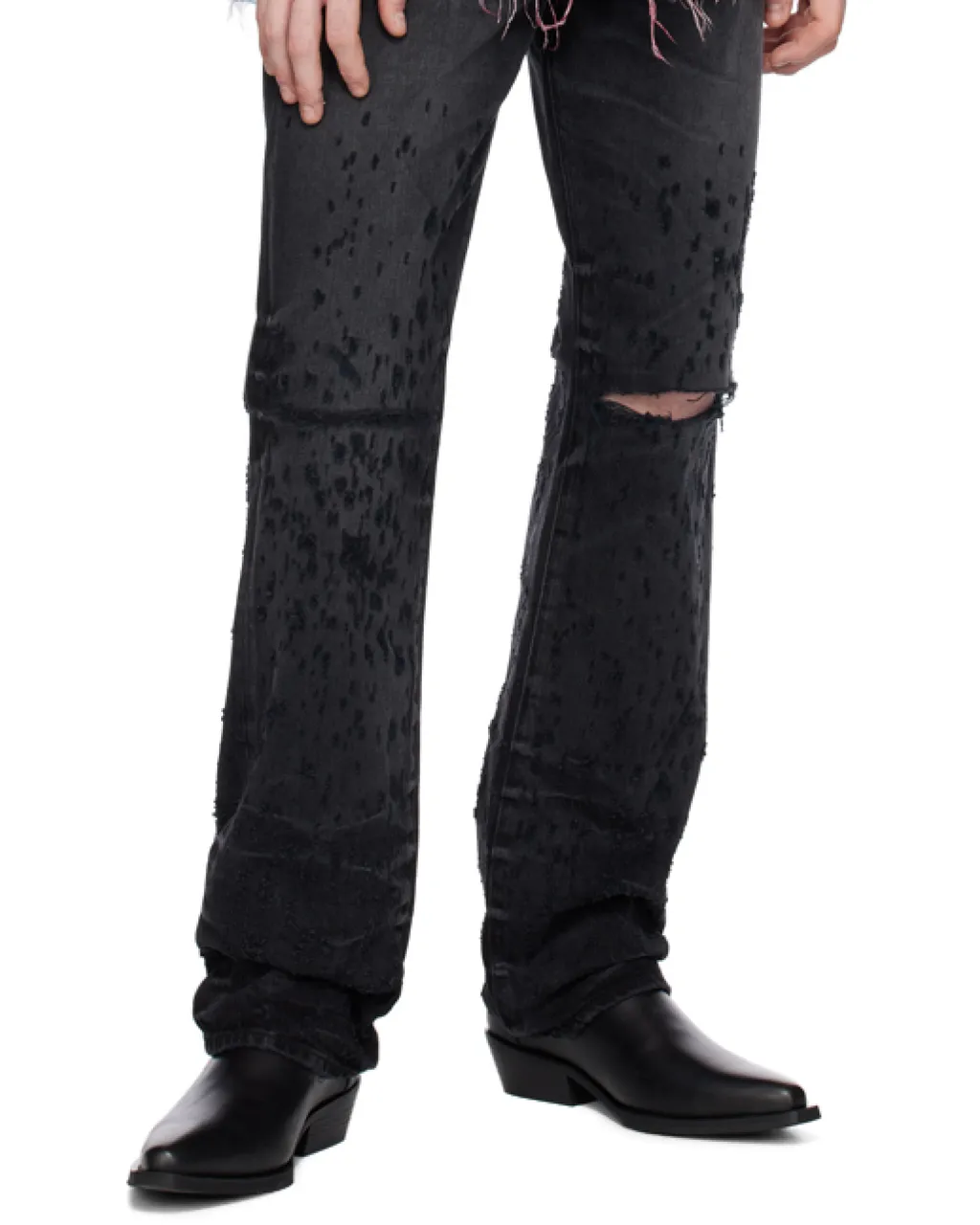 Belt Ring Denim Trousers