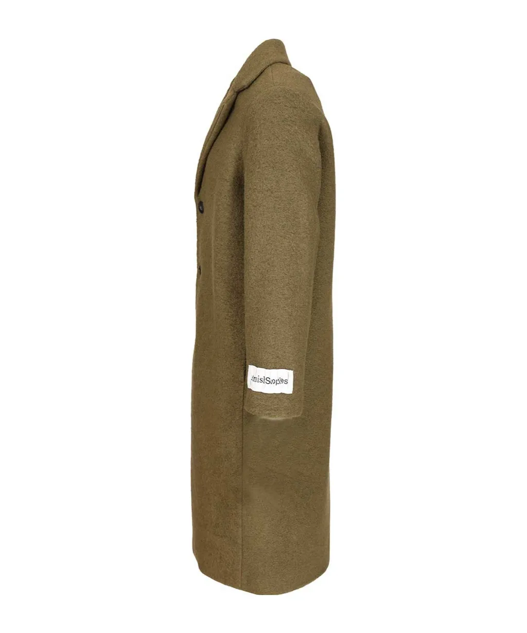 Oversized Wool-Blend Coat