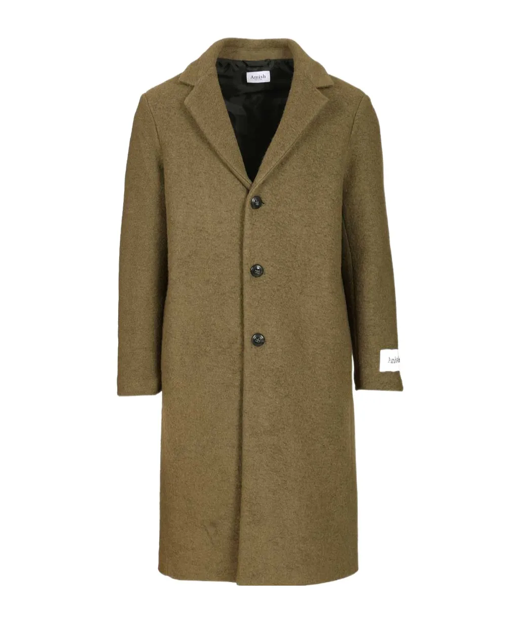 Oversized Wool-Blend Coat