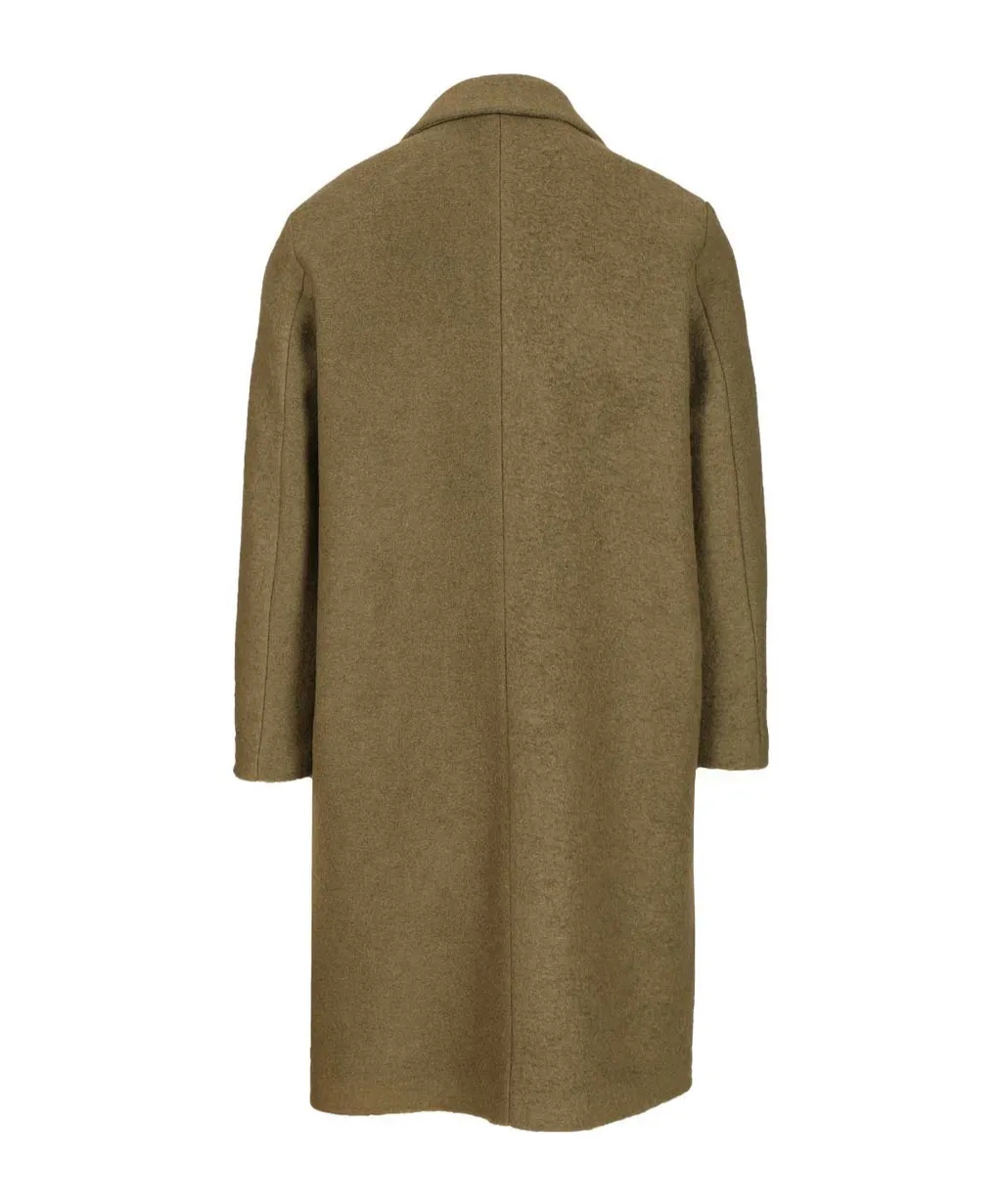 Oversized Wool-Blend Coat