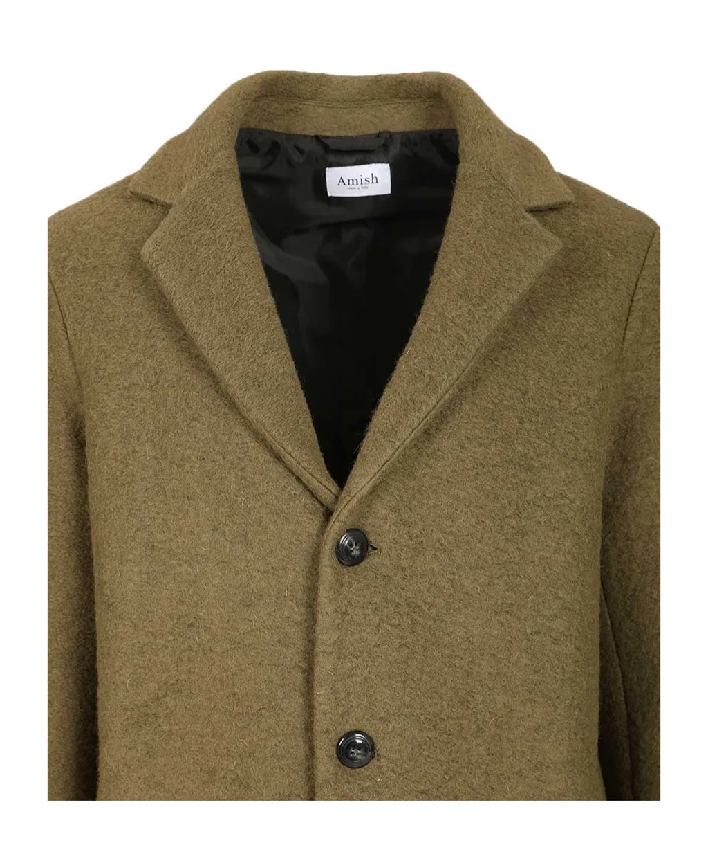 Oversized Wool-Blend Coat