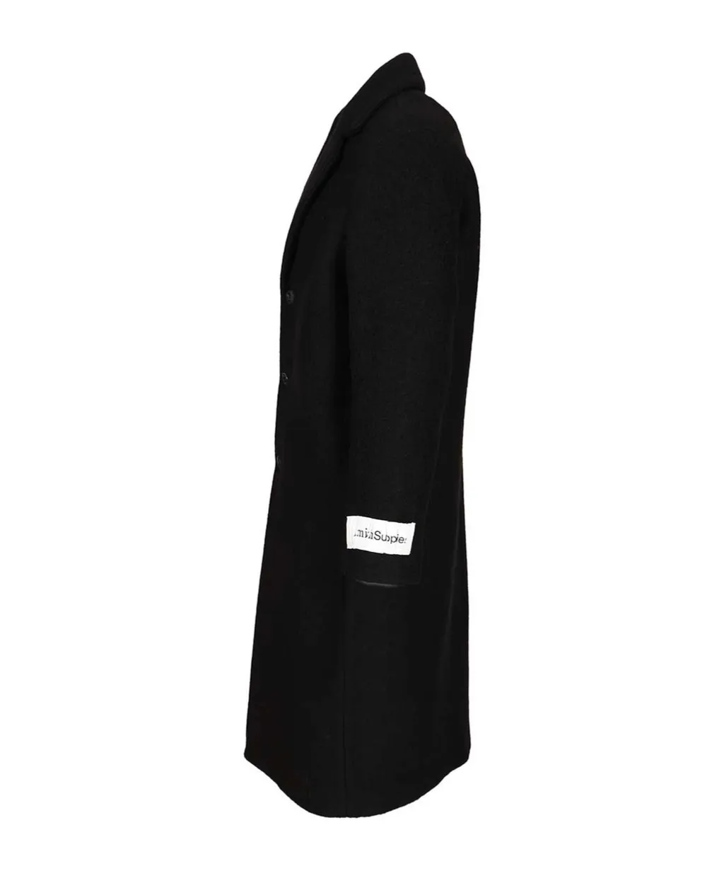 Oversized Single-Breasted Coat