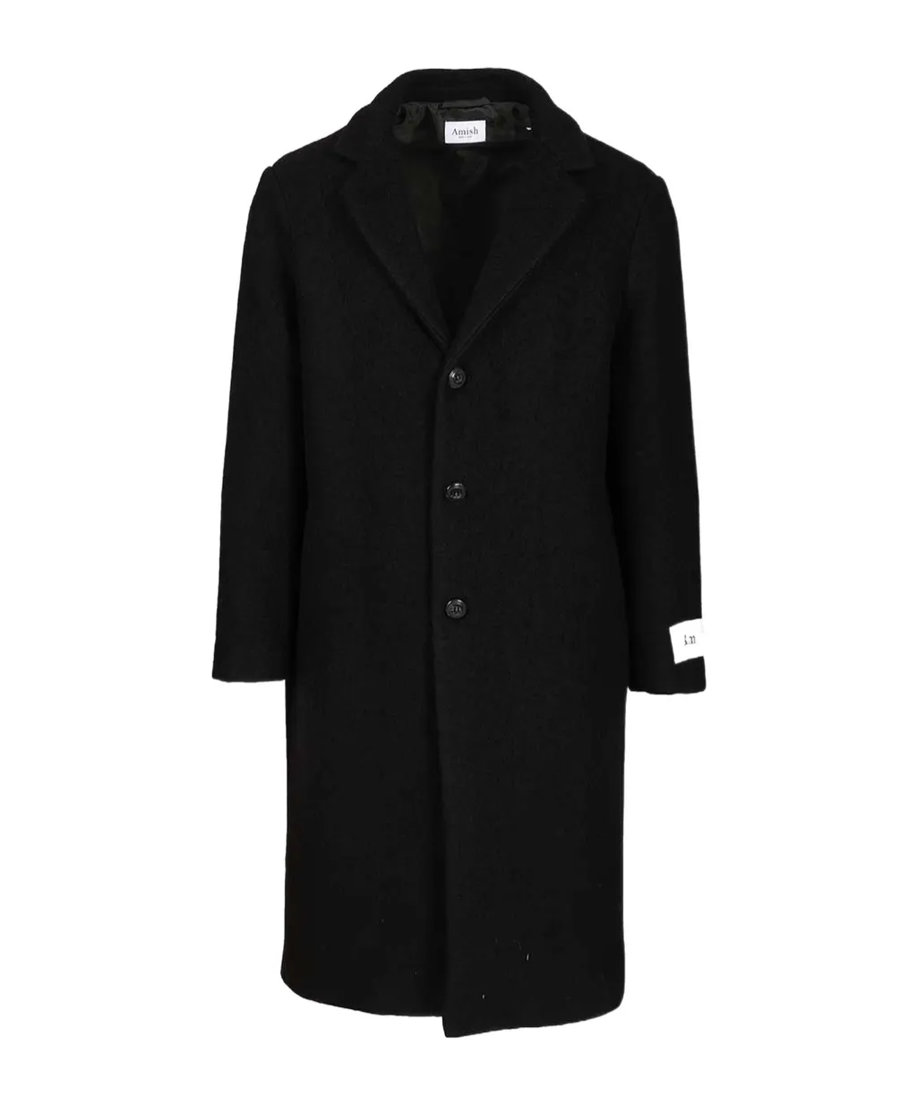 Oversized Single-Breasted Coat