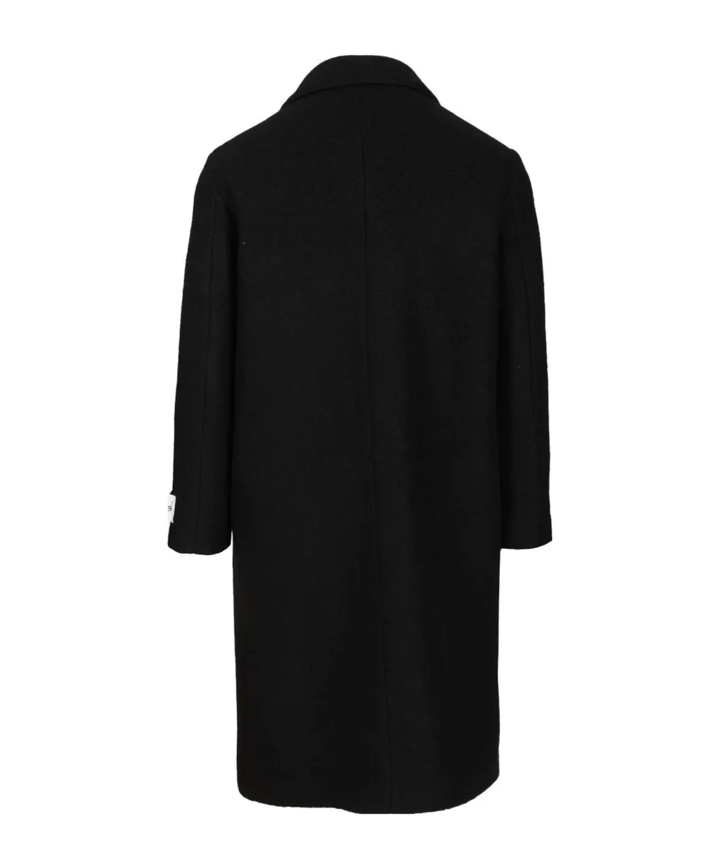 Oversized Single-Breasted Coat