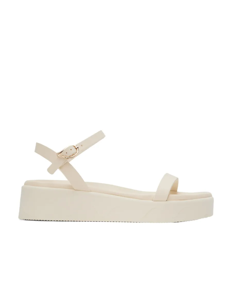 Logo Platform Sandals