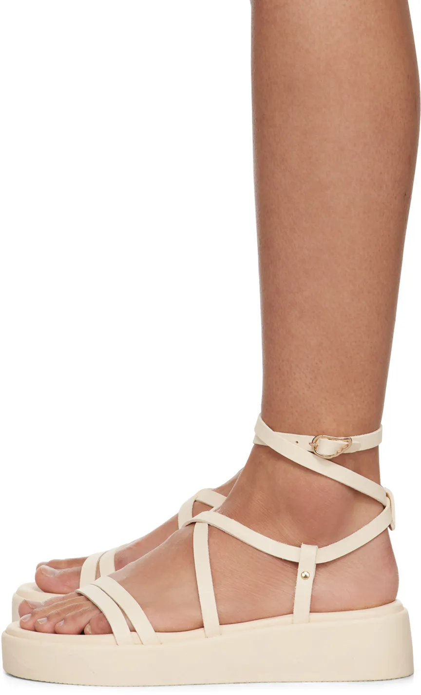 Logo Flat Sandals