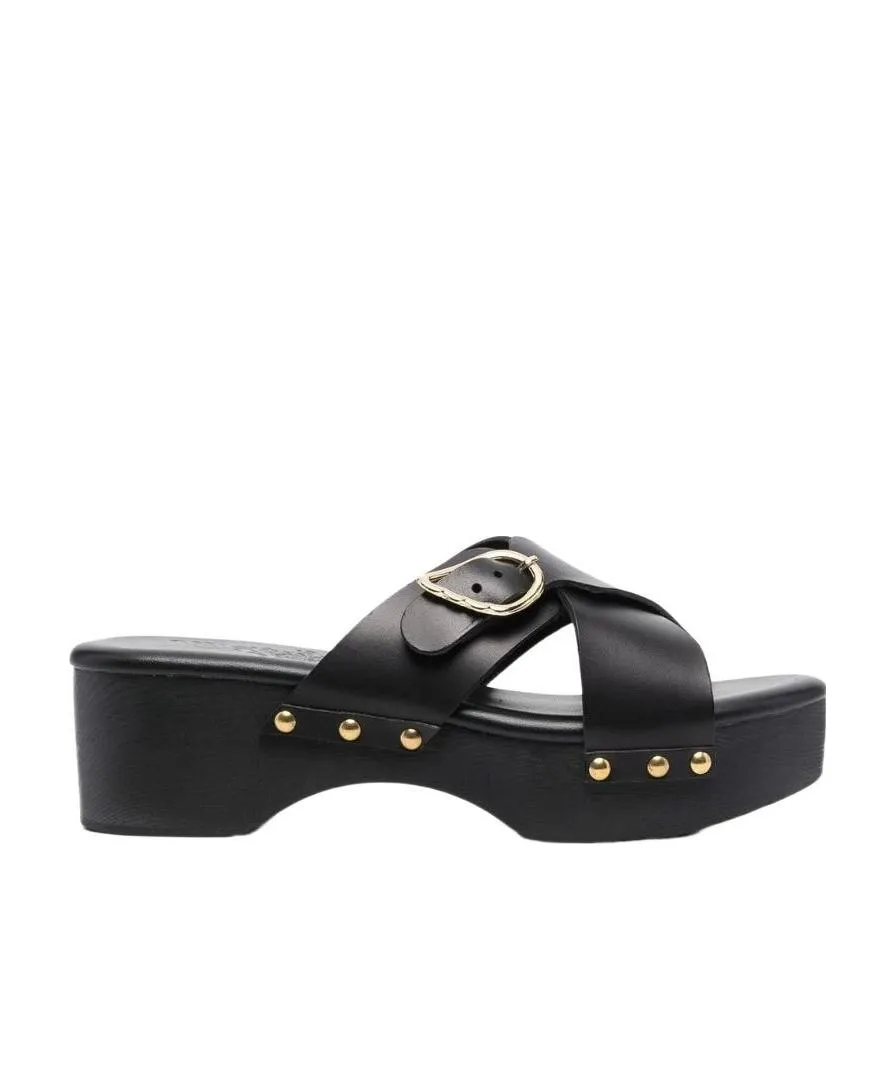 Logo Buckle Sandals