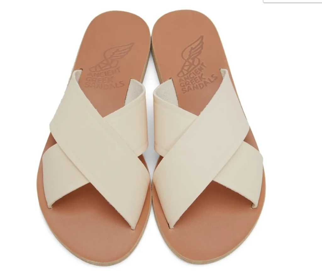 Thais Flat Leather Sandals