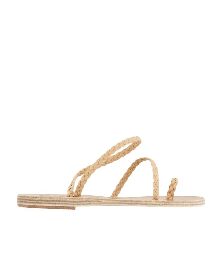 Eleftheria Braided Leather Sandals