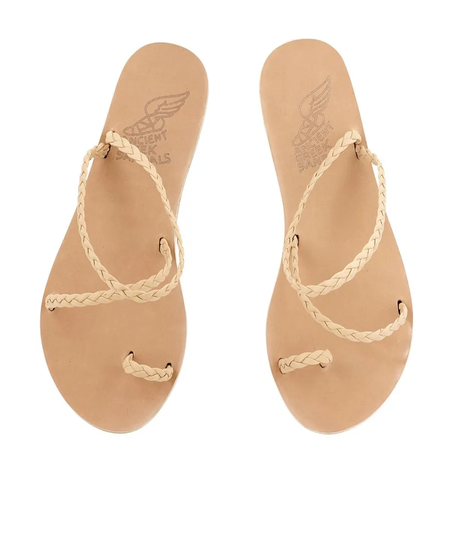 Eleftheria Braided Leather Sandals