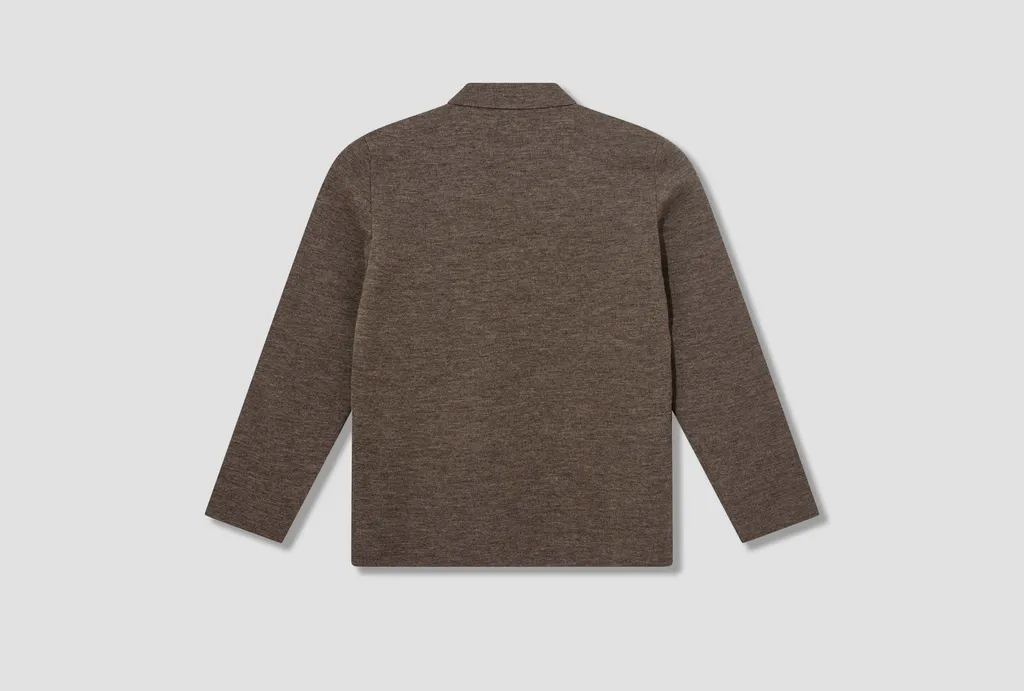 Lapel Long-Sleeved Sweater