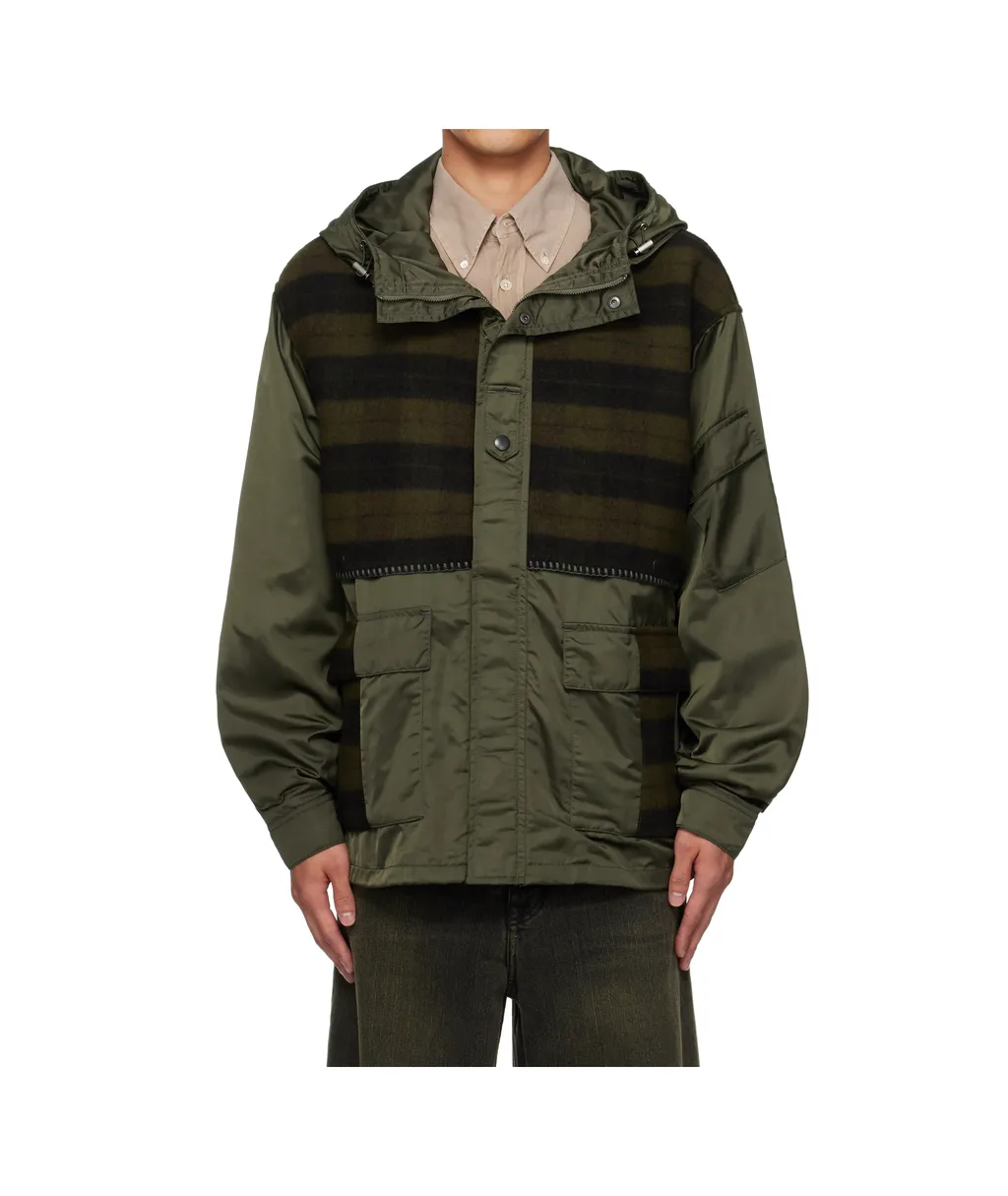 Check Layered Jacket