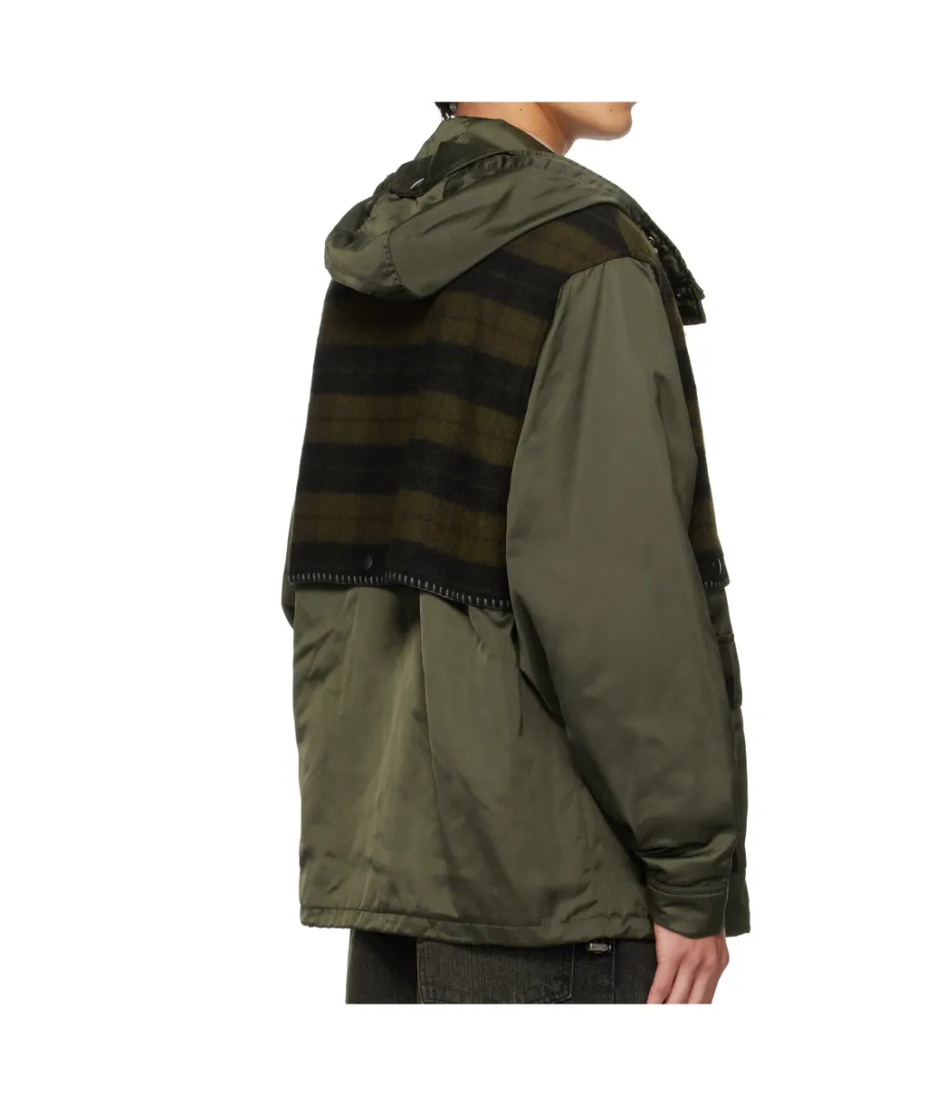 Check Layered Jacket